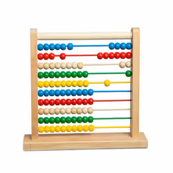 Melissa & Doug Abacus - Classic Wooden Educational Counting Toy With 100 Beads