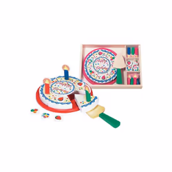 Melissa & Doug Wooden Birthday Cake Set
