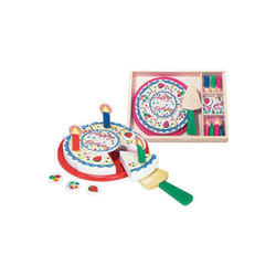 Melissa & Doug Wooden Birthday Cake Set