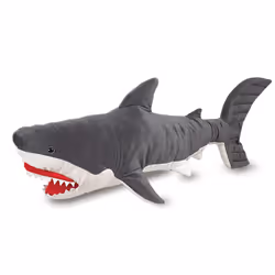 Melissa & Doug Giant Shark - Lifelike Stuffed Animal over 3 feet long