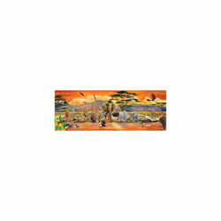 Melissa & Doug African Plains Safari Jumbo Jigsaw Floor Puzzle (100 pcs, over 4 feet long)