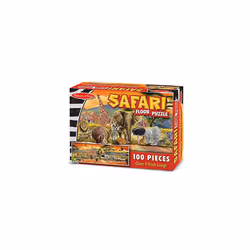 Melissa & Doug African Plains Safari Jumbo Jigsaw Floor Puzzle (100 pcs, over 4 feet long)