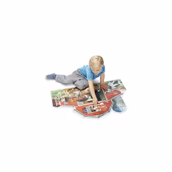 Melissa & Doug Busy Barn Shaped Jumbo Jigsaw Floor Puzzle (32 pcs  2 x 3 feet)