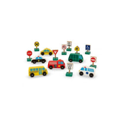 Melissa & Doug Lci3177 Wooden Vehicles And Traffic Signs