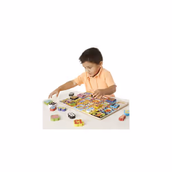 Melissa & Doug Jumbo Numbers Wooden Chunky Puzzle (20 pcs)
