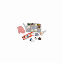Melissa & Doug Slice and Bake Wooden Cookie Play Food Set