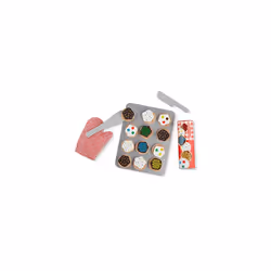 Melissa & Doug Slice and Bake Wooden Cookie Play Food Set