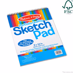 Melissa & Doug Sketch Pad (9 ) - FSC Certified