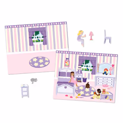 Melissa & Doug Reusable Sticker Pad Set: Play House - 175+ Reusable Stickers