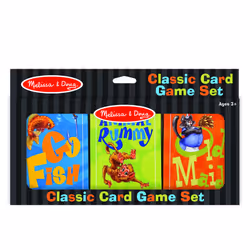 Melissa & Doug Classic Card Games Set - Old Maid  Go Fish  Rummy - FSC Certified