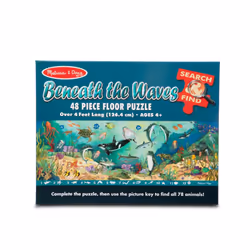 Melissa & Doug Search and Find Beneath the Waves Floor Puzzle (48 pcs  over 4 feet long) - FSC Certified