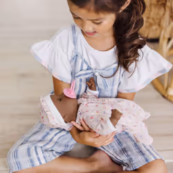 Melissa & Doug Mine to Love Gabrielle 12 Poseable Baby Doll With Romper  Hat