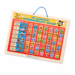 Melissa & Doug Disney Mickey Mouse Clubhouse My Magnetic Responsibility Chart - Routine Reward Board/ Chart For Toddlers and ...