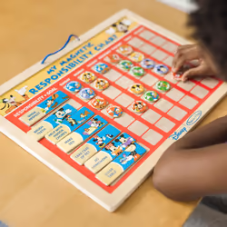 Melissa & Doug Disney Mickey Mouse Clubhouse My Magnetic Responsibility Chart - Routine  Reward Board/ Chart For Toddlers and Kids Ages 3+  Small