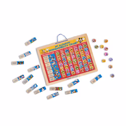 Melissa & Doug Disney Mickey Mouse Clubhouse My Magnetic Responsibility Chart - Routine  Reward Board/ Chart For Toddlers and Kids Ages 3+  Small