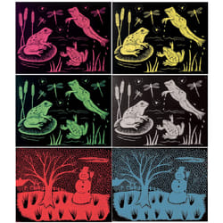 Melissa & Doug Scratch Art Paper - 60 Sheets  6 Colors