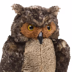 Melissa & Doug Giant Owl - Lifelike Stuffed Animal (17 inches tall)
