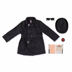 Melissa & Doug Spy Role Play Costume Set Black