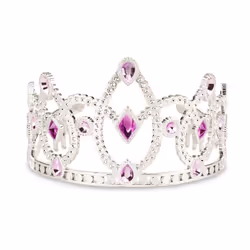 Melissa & Doug Dress-Up Tiaras for Costume Role Play (4 pcs) Pink  Purple  Silver  Gold