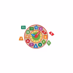 Melissa & Doug Shape Sorting Clock - Wooden Educational Toy
