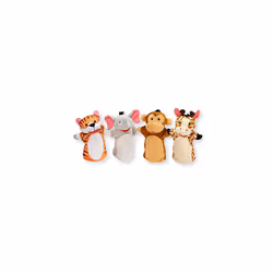 Melissa & Doug Zoo Friends Hand Puppets (Set of 4) - Elephant  Giraffe  Tiger  and Monkey