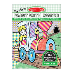 Melissa & Doug My First Paint With Water Coloring Book - Vehicles (24 Painting Pages)
