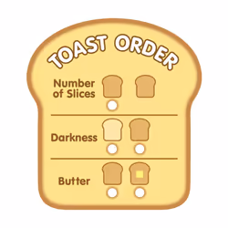 Wooden Bread & Butter Toaster Toy | Play Food | Pretend Play | 3+ | Gift for Boy or Girl