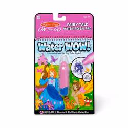 Melissa & Doug On the Go Water Wow! Reusable Water-Reveal Activity Pad - Fairy Tale - FSC Certified