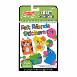 Melissa & Doug On the Go Felt Friends Craft Activity Set With 188 Felt Stickers - Arts And Crafts Stocking Stuffers Travel ...