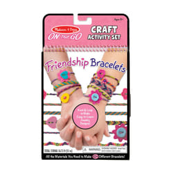 Melissa & Doug On the Go Friendship Bracelet Craft Set (Makes 10+ Bracelets)