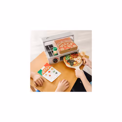Pizza Toy Shop Wooden Play Food Sets for Children Kitchen Toys for Girls or Boys 3 Wooden Food Toys Play Kitchen Accessories Wooden Toy Food Set for