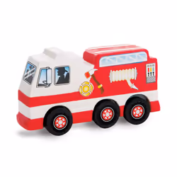 Melissa & Doug Created by Me! Rescue Vehicles Wooden Craft Kit - Decorate-Your-Own Police Car  Fire Truck  Helicopter
