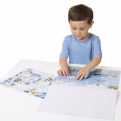 Melissa & Doug Vehicles and Habitats Reusable Bundle Sticker Pad