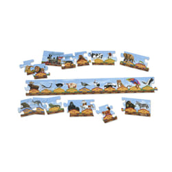 Melissa & Doug Alphabet Train Jumbo Jigsaw Floor Puzzle - Letters and Animals (28 pcs  10 feet long)