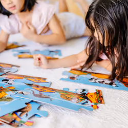Melissa & Doug Alphabet Train Jumbo Jigsaw Floor Puzzle - Letters and Animals (28 pcs  10 feet long)