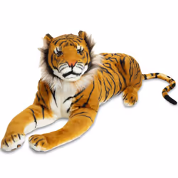 Melissa & Doug Giant Tiger - Lifelike Stuffed Animal (over 1 meter long)