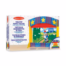 Melissa & Doug Tabletop Puppet Theatre - Sturdy Wooden Construction