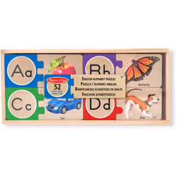 Melissa & Doug Self-Correcting Letter Puzzles