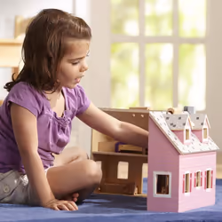 Melissa & Doug Fold & Go Dollhouse by ToyCentre