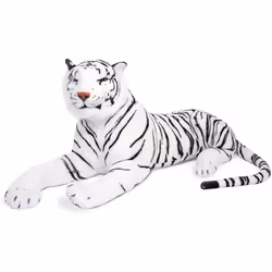 Melissa & Doug White Tiger Giant Stuffed Animal Plush Soft Toy