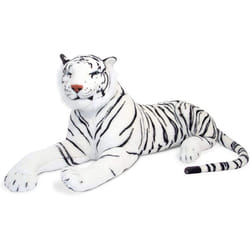 Melissa & Doug White Tiger Giant Stuffed Animal Plush Soft Toy