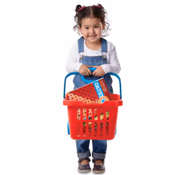 Melissa and Doug Fill & Roll Grocery Basket Play Set - 14073