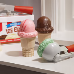 Melissa & Doug 14087 Scoop and Stack Ice Cream Cone Playset