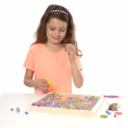 Melissa & Doug Deluxe Wooden Stringing Beads With 200+ Beads and 8 Laces for Jew - Additional view 6