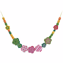 Melissa & Doug Flower Power Wooden Bead Set With 150+ Beads