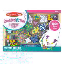 Melissa & Doug Butterfly Friends Wooden Bead Set 150+ Beads