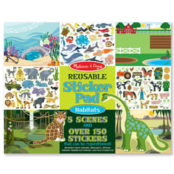 Melissa & Doug Reusable Sticker Pad - Habitats