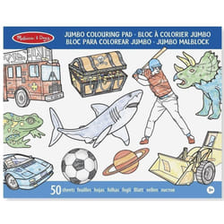 Melissa & Doug Jumbo Colouring Pad - Blue