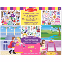 Melissa & Doug Reusable Sticker Pad - PrincessCastle