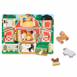 Melissa & Doug - 14592 - Magnetic Farm Hide & Seek Board